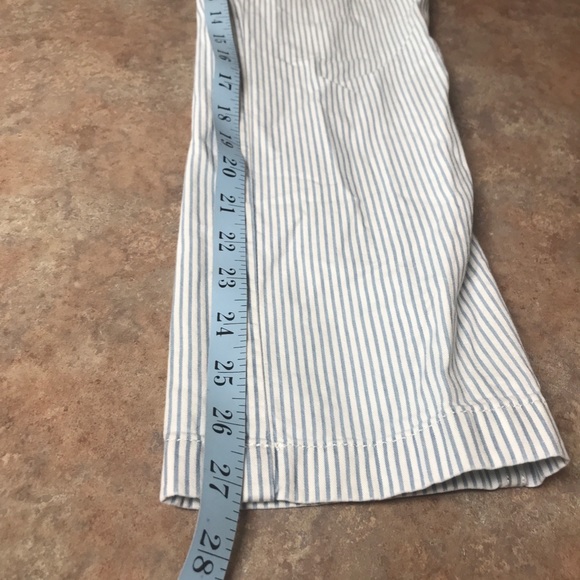 GAP girlfriend khaki pants bleached railroad - Picture 5 of 10